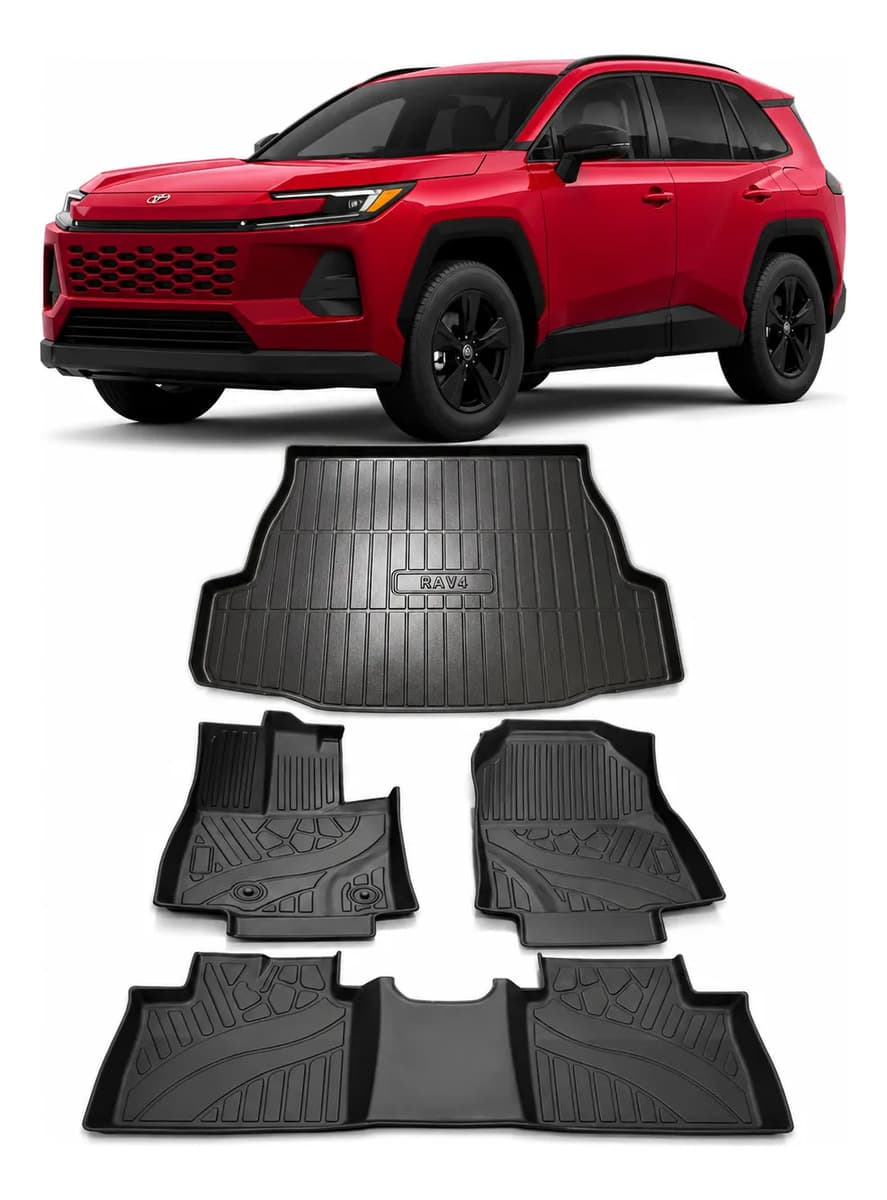 Tapetes de uso rudo 3D para Toyota RAV4
